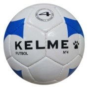 Balon N 4 Futbol Blanco Con Azul KELME
