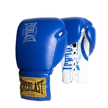 GUANTES DE BOX 1910 SPARRING LACED AZUL EVERLAST